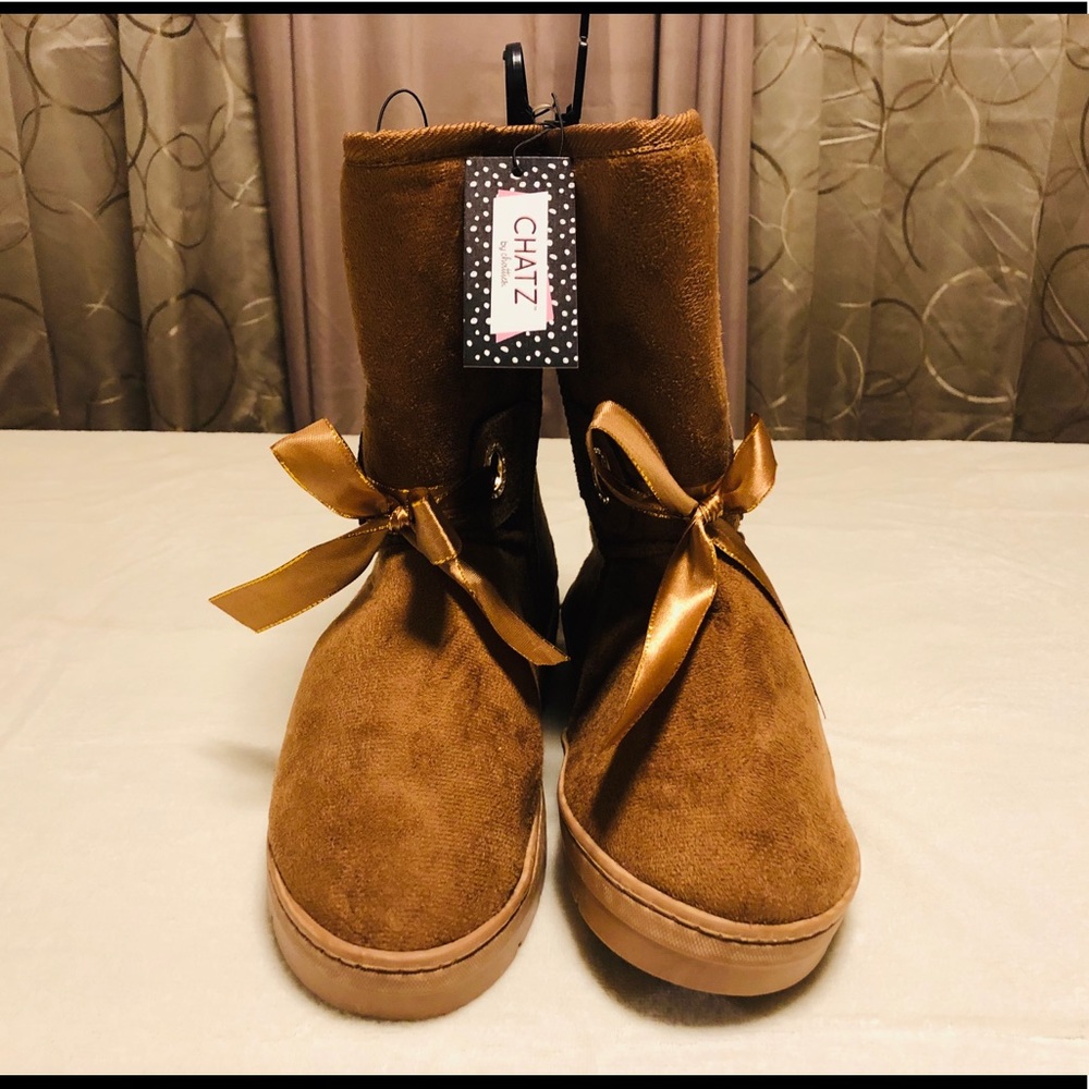 Tan Side Ankle Booties